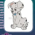 Sweet little spotted Dalmatian puppy dog embroidery designs - Instant Download