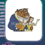 Disney Beauty and the Beast classic characters embroidery designs - Instant Download