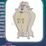 Smiling Disney Beauty Beast Enchanted Wardrobe Embroidery Designs - Instant Download