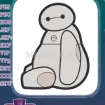 Cute Baymax inflatable robot Big Hero 6 embroidery designs - Instant Download