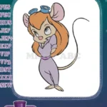 Beloved Disney Gadget Hackwrench mouse character machine embroidery designs - Instant Download