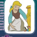 Disney Cinderella and Jaq Mouse Friendship Embroidery Designs - Instant Download