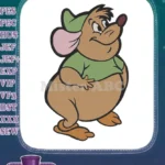 Adorable Plump Gus Gus Mouse Disney Character Embroidery Designs - Instant Download