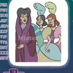 Wicked Stepmother and Stepsisters Cinderella Classic Embroidery Designs - Instant Download