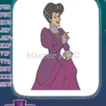 Evil Stepmother Lady Tremaine Cinderella Villain Embroidery Designs - Instant Download