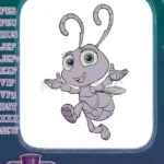 Cute Princess Atta from A Bug's Life embroidery designs - Instant Download