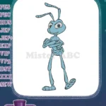 Flik blue ant A Bug's Life Disney-Pixar embroidery designs - Instant Download