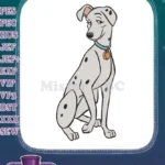 Disney 101 Dalmatians Smiling Dog Embroidery Designs - Instant Download