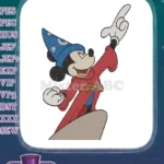 Mickey Mouse Sorcerer Apprentice magical embroidery designs for machines - Instant Download
