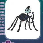 Rosie the Friendly Black Widow Spider Character embroidery designs - Instant Download