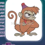 Aladdin's Abu the Monkey Angry Embroidery Designs - Instant Download