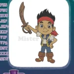 Disney Jake Never Land Pirate Adventure Embroidery Designs - Instant Download