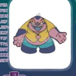 Reuben Experiment 625 Lilo Stitch cartoon character embroidery designs - Instant Download