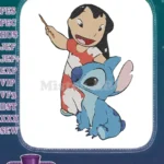 Lilo and Stitch Playful Disney Embroidery Designs - Instant Download