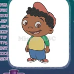 Happy Little Einsteins Leo boy cartoon character embroidery designs - Instant Download