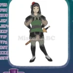 Mulan Warrior Princess Disney Embroidery Designs with Sword - Instant Download