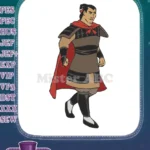 Heroic Li Shang Mulan Inspired Warrior Embroidery Designs - Instant Download