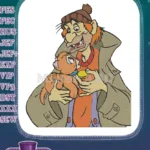 Fagin holding Oliver the cat Disney animated embroidery designs - Instant Download