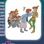 Peter Pan Wendy Tinker Bell Lost Boys adventure embroidery designs - Instant Download