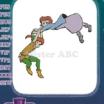 Peter Pan and Wendy Flying Adventure Embroidery Designs - Instant Download