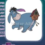 Classic Eeyore Winnie the Pooh Cuckoo Clock Embroidery Designs - Instant Download