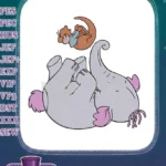 Winnie the Pooh Roo and Lumpy playing fun embroidery designs - Instant Download