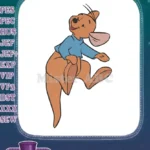 Roo from Winnie Pooh happy hopping kangaroo embroidery designs - Instant Download