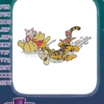 Winnie the Pooh and Friends Sliding Fun Embroidery Designs - Instant Download