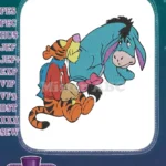 Winnie the Pooh Tigger and Eeyore Friends Embroidery Designs - Instant Download