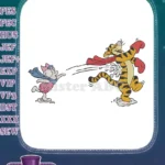 Winnie the Pooh Bouncing Tigger and Piglet Playful Friends Embroidery Designs - Instant Download