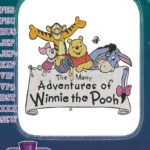 Winnie the Pooh and Friends Adventure Embroidery Designs - Instant Download