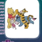 Winnie the Pooh and Friends Happy Playful Embroidery Designs - Instant Download