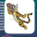Playful Tigger from Winnie the Pooh Embroidery Designs for Kids - Instant Download