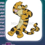 Winnie the Pooh Tigger happy bouncing embroidery designs - Instant Download
