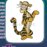 Happy Tigger Winnie the Pooh cartoon character embroidery designs - Instant Download