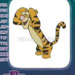 Happy Tigger Winnie Pooh Character Playful Embroidery Designs - Instant Download