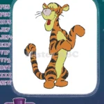 Happy Tigger Winnie the Pooh cartoon character embroidery designs - Instant Download