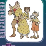 Disney Tarzan Jane Professor Porter Clayton Character embroidery designs - Instant Download