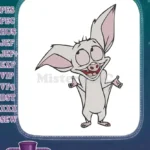 Funny Fidget Bat from Great Mouse Detective Embroidery Designs - Instant Download