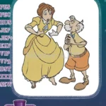 Disney Tarzan Jane and Professor Porter Surprised Embroidery Designs - Instant Download