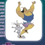 Kronk and Yzma Cat Funny Cartoon Embroidery Designs - Instant Download