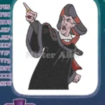 Angry Judge Frollo Disney Hunchback Pointing Finger embroidery designs - Instant Download