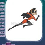 The Incredibles Violet Parr Dashing Superhero Embroidery Designs - Instant Download