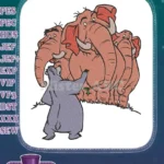 Baloo and Elephants Jungle Adventure Embroidery Designs - Instant Download