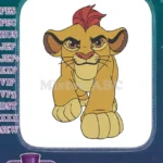 Kion The Lion Guard Cub Cartoon Embroidery Designs - Instant Download