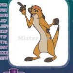 Timon the Meerkat Pointing Disney Embroidery Designs - Instant Download