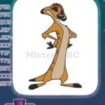 Sassy Timon Meerkat The Lion King Character Embroidery Designs - Instant Download
