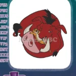The Lion King Pumbaa and Timon Friendship Embroidery Designs - Instant Download