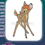 Adorable baby deer fawn forest animal embroidery designs - Instant Download