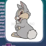 Cute Thumper the rabbit Disney cartoon embroidery designs - Instant Download